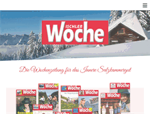 Tablet Screenshot of ischlerwoche.at